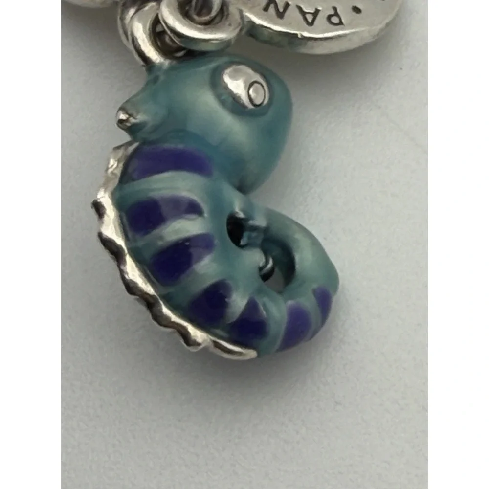 Pandora Color-changing Chameleon Dangle Charm 791676C01 Sterling Silver